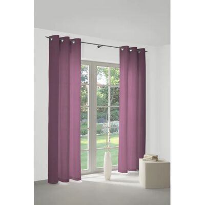WIRTH NEUFAHRN Lila Vorhang 135x175cm Jacquard Dekor WIRTH NEUFAHRN Lila Vorhang 135x175cm Jacquard Dekor