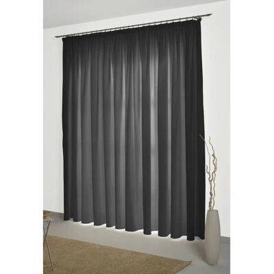 WIRTH NEUFAHRN Vorhang - Jacquard Schwarz 135x145cm WIRTH NEUFAHRN Vorhang - Jacquard Schwarz 135x145cm