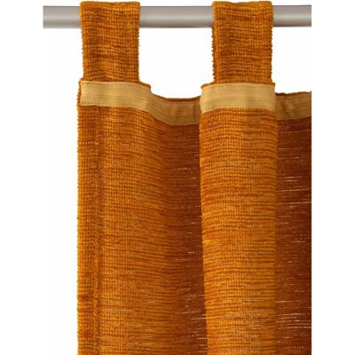 WIRTH Trondheim Thermo-Chenille Vorhang - 145x132cm, orange WIRTH Trondheim Thermo-Chenille Vorhang - 145x132cm, orange
