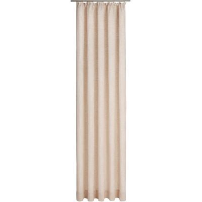 WIRTH Holmsund 288g/qm Beigegardine - Energiesparend, Uni, Strukturiert WIRTH Holmsund 288g/qm Beigegardine - Energiesparend, Uni, Strukturiert
