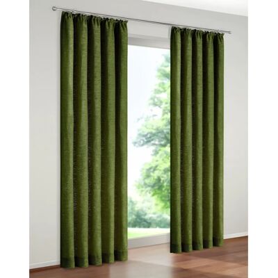 WIRTH Warnow Grüne Thermo-Chenille Vorhang - Vorhang WIRTH Warnow Grüne Thermo-Chenille Vorhang - Vorhang