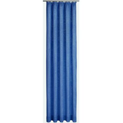 WIRTH Warnow Vorhang - Blau, 270x200cm, Thermo Chenille WIRTH Warnow Vorhang - Blau, 270x200cm, Thermo Chenille