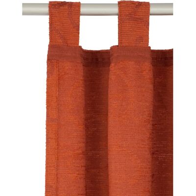 WIRTH Toco-Ranke Vorhang - Chenille, 270cm x 245cm, Orange WIRTH Toco-Ranke Vorhang - Chenille, 270cm x 245cm, Orange