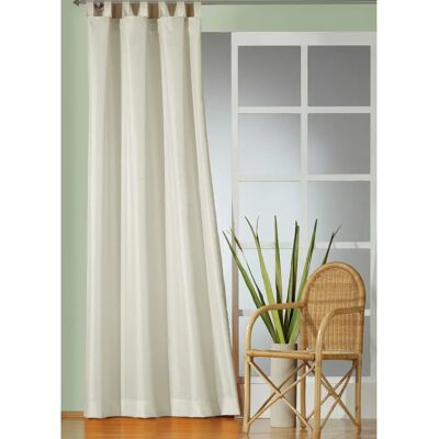 WIRTH Daria Beige Gardine - 145x135cm, Schlaufen WIRTH Daria Beige Gardine - 145x135cm, Schlaufen
