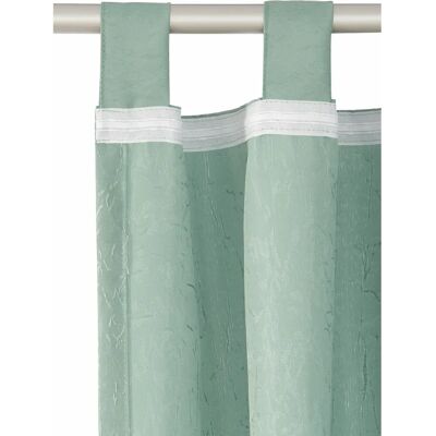 WIRTH Lahnstein Grüner Vorhang - Raumaufhellende Polyester Gardine WIRTH Lahnstein Grüner Vorhang - Raumaufhellende Polyester Gardine
