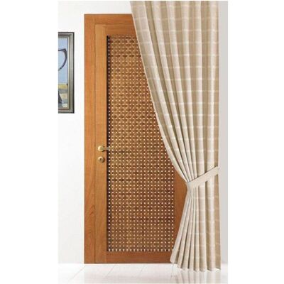 WIRTH Toco-Karo Vorhang 132x200cm Beige - Vorhang WIRTH Toco-Karo Vorhang 132x200cm Beige - Vorhang