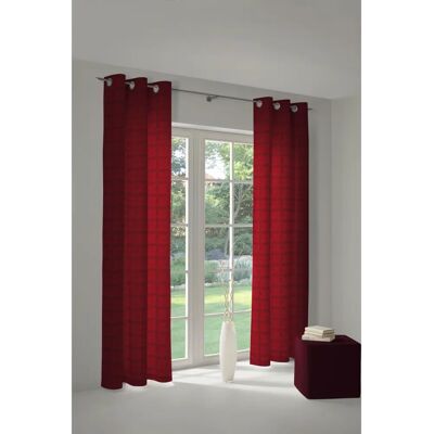 WIRTH Toco-Karo Chenille Vorhang - Energiesparend, 132x145cm WIRTH Toco-Karo Chenille Vorhang - Energiesparend, 132x145cm