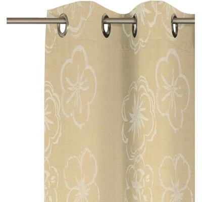 WIRTH Dangard Gold Vorhang - Blumenmuster, 135x245cm WIRTH Dangard Gold Vorhang - Blumenmuster, 135x245cm