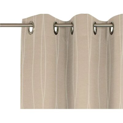 WIRTH LANGWASSER Taupe Vorhang - Gardinen WIRTH LANGWASSER Taupe Vorhang - Gardinen