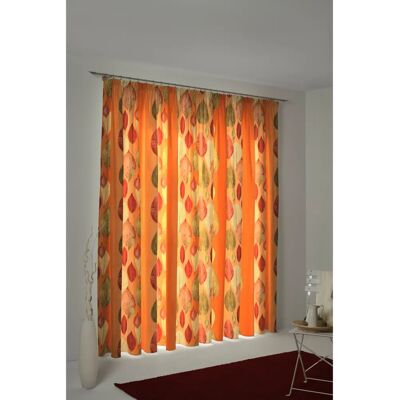 WIRTH Marek Orange Vorhang - Raumverdunkelung, 255cm, Polyester WIRTH Marek Orange Vorhang - Raumverdunkelung, 255cm, Polyester