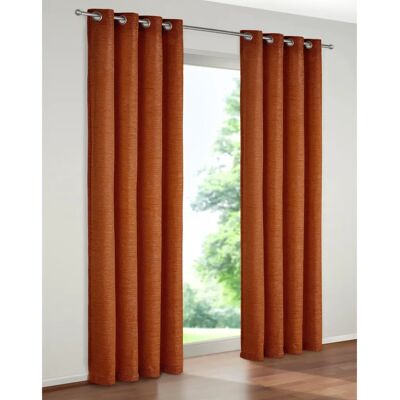 WIRTH Holmsund 288g/qm - Chenille, 132x245cm, rotbraun - Vorhang WIRTH Holmsund 288g/qm - Chenille, 132x245cm, rotbraun - Vorhang