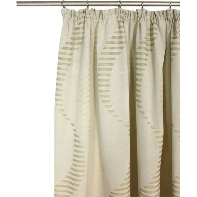 WIRTH Lupara Beigefarbener Jacquard-Vorhang - Wohndeko WIRTH Lupara Beigefarbener Jacquard-Vorhang - Wohndeko
