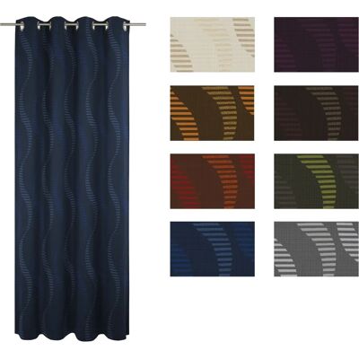 WIRTH Lupara Beigefarbener Jacquard-Vorhang - Gardinen WIRTH Lupara Beigefarbener Jacquard-Vorhang - Gardinen