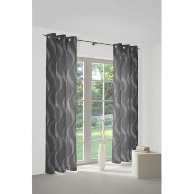 WIRTH Lupara Grau Vorhang - Jacquard, 132x180cm WIRTH Lupara Grau Vorhang - Jacquard, 132x180cm
