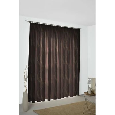 WIRTH Lupara Vorhang - Braun, Jacquard, 132x180cm - Gardine WIRTH Lupara Vorhang - Braun, Jacquard, 132x180cm - Gardine