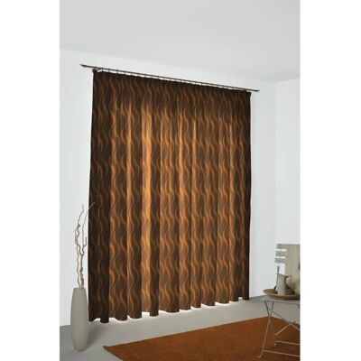 WIRTH Lupara Vorhang - Jacquard, Orange, 132x150cm - Gardine WIRTH Lupara Vorhang - Jacquard, Orange, 132x150cm - Gardine
