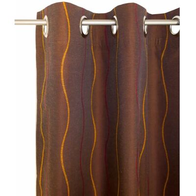 WIRTH Sepino Orange Jacquard Gardine - Vorhang WIRTH Sepino Orange Jacquard Gardine - Vorhang