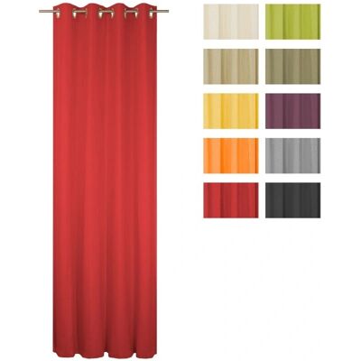 WIRTH Felsted Vorhang - Rot, 132x150cm, Jacquard, 1 Stück WIRTH Felsted Vorhang - Rot, 132x150cm, Jacquard, 1 Stück