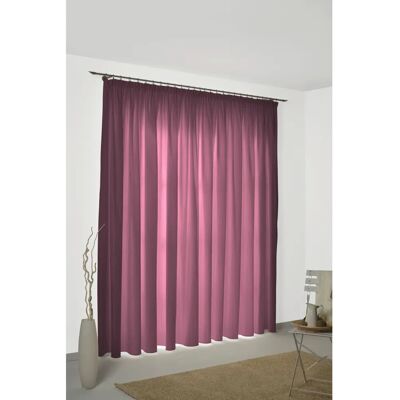 WIRTH Felsted Vorhang - Lila (Beere) - 132x220cm - Jacquard WIRTH Felsted Vorhang - Lila (Beere) - 132x220cm - Jacquard