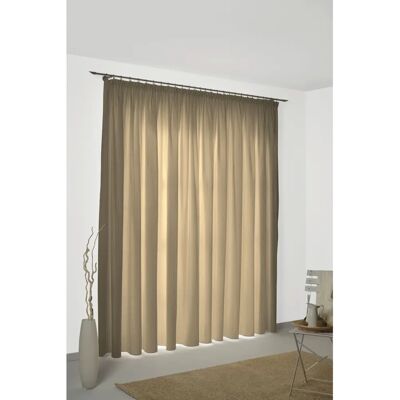 WIRTH Felsted Gardine - Taupe - 132x245cm - Moderner Skandinavischer Stil WIRTH Felsted Gardine - Taupe - 132x245cm - Moderner Skandinavischer Stil
