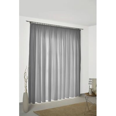 WIRTH Felsted Vorhang - Grau, 132x245cm - Gardine WIRTH Felsted Vorhang - Grau, 132x245cm - Gardine