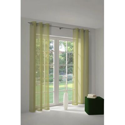 WIRTH LORCA Grüner Vorhang - Leicht Transparent 150cm WIRTH LORCA Grüner Vorhang - Leicht Transparent 150cm