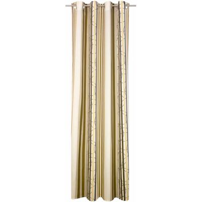 WIRTH Soliera Vorhang - Gemustert, 150cm, Braun - Gardinen WIRTH Soliera Vorhang - Gemustert, 150cm, Braun - Gardinen