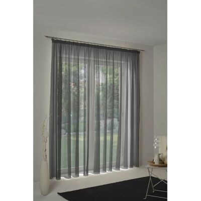 WIRTH Lorca Vorhang - Leicht, Schwarz, 220x132cm - Gardine WIRTH Lorca Vorhang - Leicht, Schwarz, 220x132cm - Gardine
