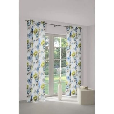 WIRTH Molinella Blau Gardine - Raumdeko WIRTH Molinella Blau Gardine - Raumdeko
