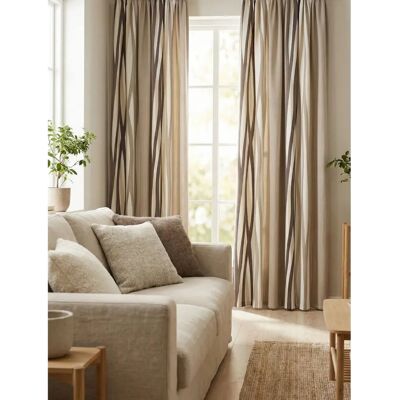 WIRTH Brooklyn Braune Vorhang - 180cm x 145cm - Wärmedämmung WIRTH Brooklyn Braune Vorhang - 180cm x 145cm - Wärmedämmung