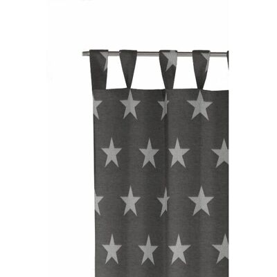 WIRTH FELINO Vorhang - Sternenmuster, Polyester Baumwolle, 132x245cm WIRTH FELINO Vorhang - Sternenmuster, Polyester Baumwolle, 132x245cm