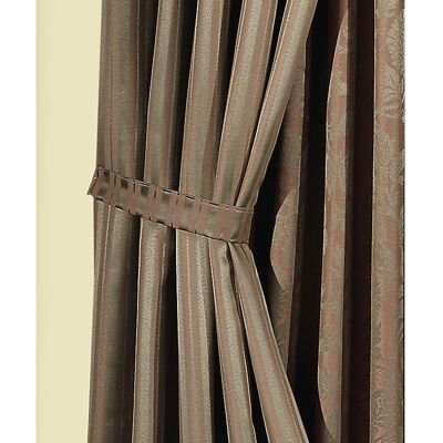 Georg Chr. Wirth Jasmin - braun - 60 cm - Viskosemischung - Raffhalter Georg Chr. Wirth Jasmin - braun - 60 cm - Viskosemischung - Raffhalter