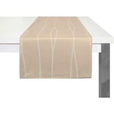 WIRTH Langwasser Tischläufer - Rechteck 40x150cm - Taupe WIRTH Langwasser Tischläufer - Rechteck 40x150cm - Taupe