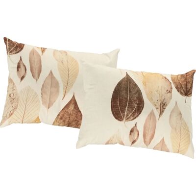 WIRTH MAREK Dekokissen - 2er Pack - 40x40 cm - Polyester - braun WIRTH MAREK Dekokissen - 2er Pack - 40x40 cm - Polyester - braun