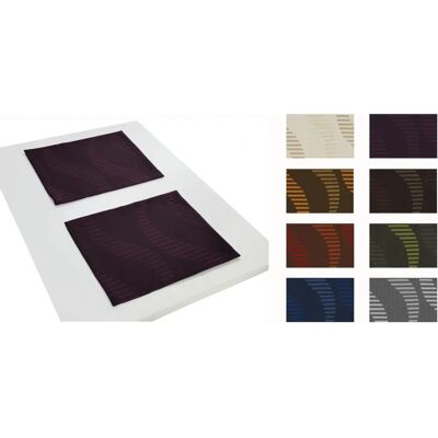WIRTH LUPARA Platzsets - rot - 40cm x 35cm - Platzsets WIRTH LUPARA Platzsets - rot - 40cm x 35cm - Platzsets