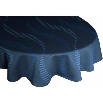 WIRTH LUPARA Blaue ovale Tischdecke - Tischdecken WIRTH LUPARA Blaue ovale Tischdecke - Tischdecken