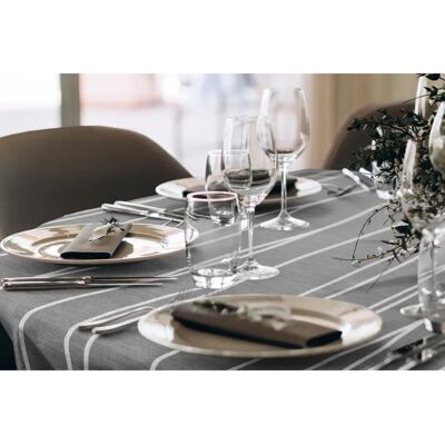 WIRTH DALLAS Ovale Schwarze Tischdecke WIRTH DALLAS Ovale Schwarze Tischdecke