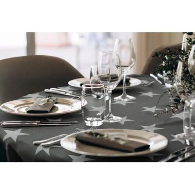 WIRTH Felino - Sternmuster - 130x190cm - Oval Tischdecke WIRTH Felino - Sternmuster - 130x190cm - Oval Tischdecke