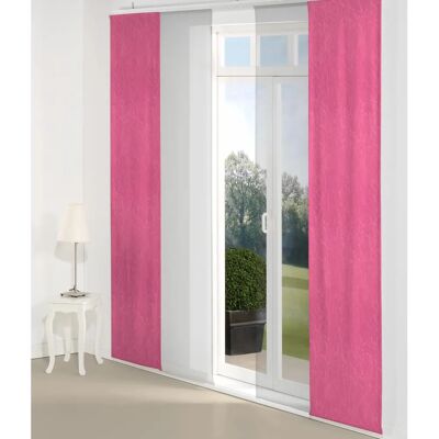 WIRTH Lahnstein Pink Gardine - Blickdicht, 225cm x 60cm, Jacquard WIRTH Lahnstein Pink Gardine - Blickdicht, 225cm x 60cm, Jacquard