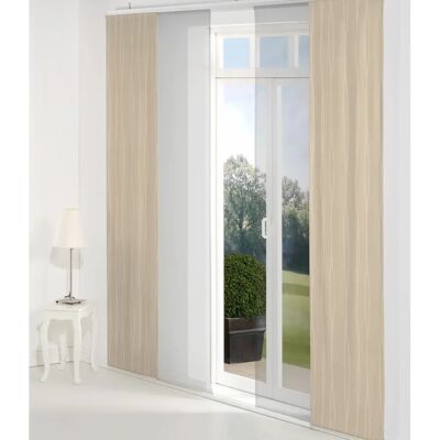 WIRTH LANGWASSER Gardine - 60x145 cm - Taupe - Blickdicht WIRTH LANGWASSER Gardine - 60x145 cm - Taupe - Blickdicht