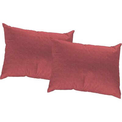 Adam Uni Rote 40 x 40 cm Baumwolle - Kissenhülle Adam Uni Rote 40 x 40 cm Baumwolle - Kissenhülle