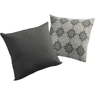 Adam Romantic Puligny Schwarze Baumwolle - Dekokissen Adam Romantic Puligny Schwarze Baumwolle - Dekokissen