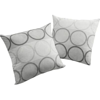 WIRTH Zirbello Dekokissen - 40x40 cm, 2 St., grau WIRTH Zirbello Dekokissen - 40x40 cm, 2 St., grau