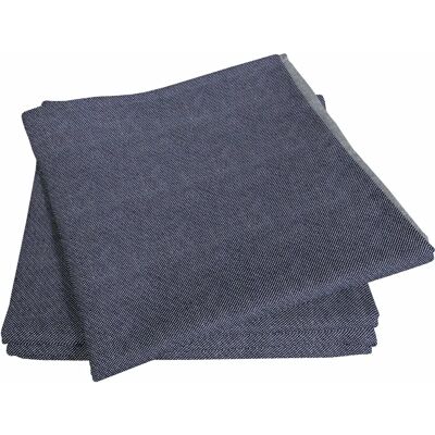 ADAM Uni Light Collection Blau Baumwoll 4-tlg Tischtuch ADAM Uni Light Collection Blau Baumwoll 4-tlg Tischtuch
