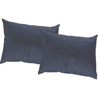 ADAM Uni Baumwolle Blau Kissen - Kissen ADAM Uni Baumwolle Blau Kissen - Kissen