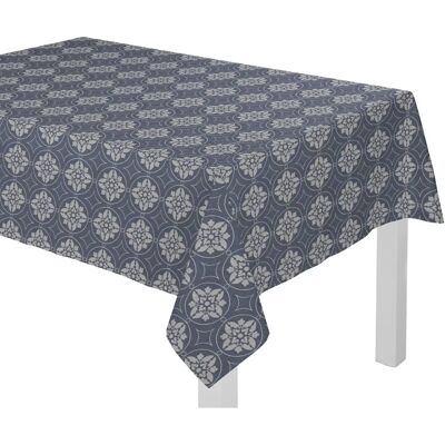 ADAM Romantic Puligny Runde Blaue Tischdecke - Tischwäsche ADAM Romantic Puligny Runde Blaue Tischdecke - Tischwäsche