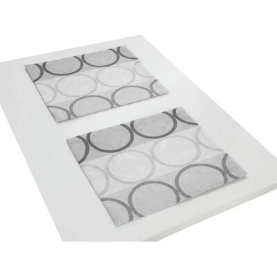WIRTH ZIRBELLO Dunkelgrau Platzset - Platzset WIRTH ZIRBELLO Dunkelgrau Platzset - Platzset