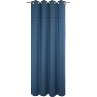WIRTH Wiessee Blaue Jacquard Gardinen - Landhaus Stil WIRTH Wiessee Blaue Jacquard Gardinen - Landhaus Stil