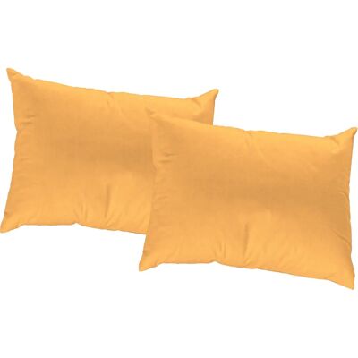 Adam Uni Gelb 40 x 40 cm Baumwolle - Kissen Adam Uni Gelb 40 x 40 cm Baumwolle - Kissen