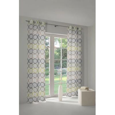 WIRTH Zirbello Grüne Jacquard Gardine - Vorhang WIRTH Zirbello Grüne Jacquard Gardine - Vorhang